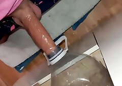 The Stud With The Big Cock Is Eager To Fuck An Ass, Cumshot In The Mouth Of The Bottle !