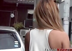 Young nipples flashing in epic Japanese  footage