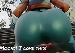 D.va teaches Juno how to twerk