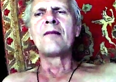 Victor masturbates cock