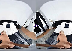 Horny Blonde rides his schlong after fixing her laptop - tmwvrnet