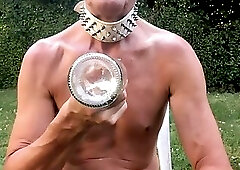 servenaked in peniscage outdoor got enema prove with dildo gay ass is clean bottle fits too