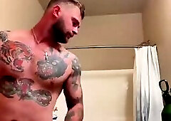 Braxton Tate In His Bathroom