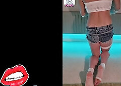 Crossdresser Jessie Ebony doing a soft foot tease episode, this is movie three of my footsoldier diaries, majority other clips are hardcore involving 