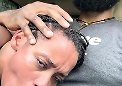 Amateur blonde girlfriend homemade blowjob and handjob