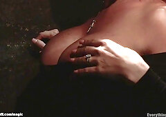 Large tits COUGAR lesbo girls exploring butts