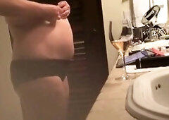 my busty stepmom naked and relaxed