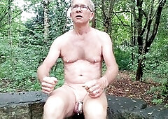 German gay slave Sklave-Franzd gets whipped and humiliated in public