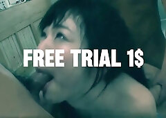 Fingering eagerly Airi Miyazaki in JAV Blowjob scene she satisfies him kinky Mature