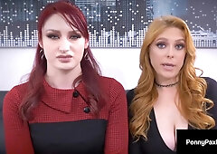 Penny Pax And Violet Monroe In Milk Their Boss Cock