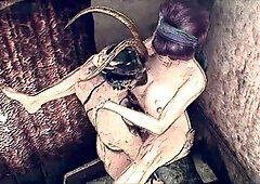 Young Indian girl gets down with her Argentinian partner