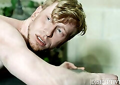 Wild sexy muscular man Lucca Mazzi anal breeds feral twink Jesse Stone