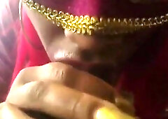 Masked Ebony Amateur Gives Blowjob and Swallows