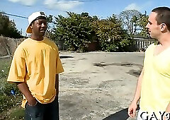 Black & white gay fucking