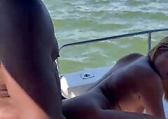 Large ebony dude with a giant knob drilled the youthful married woman's booty in front of her cuckold spouse.