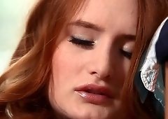 Denisa Heaven masturbates herself to a loud moaning orgasm