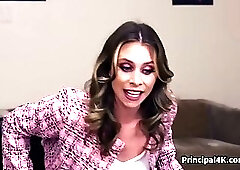 MILF Anyas Edging Challenge with Principal