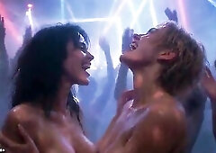 [AI-generated] Future Rave Wild Nightclub Party with Breasty Youthful MILFs 25-thirty, Flying Boobs, Butt Grabbing, Teat Clamps and Eager Dance Chaos