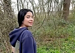 Excited Neighbour Is Willing To Do Everything In The Woods