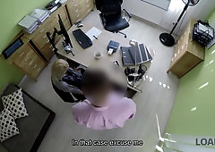 LOAN4K. Tender angelface gets indulged in hardcore action for cash