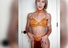 Princess Leia Striptease