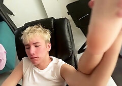 Packed my son's bum with nut-juice