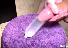 RUBBER WITH WATER PACKED WITH JIZZ