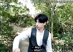 HUNT4K. Breasty enticed a stranger and banged him in front of her BF