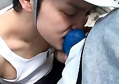 Construction workers doing anal