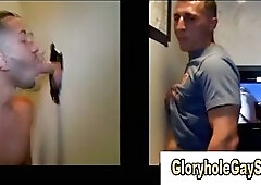 Gay guy tricks straight into a free blowjob through the wall