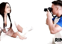 RIM4K. Crusher is in 7th heaven 'cuz girlfriend licks his booty