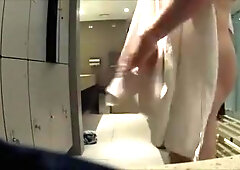 NAKED IN THE LOCKER ROOM & ADIDAS SATIN NYLON GLANZ SHORTS