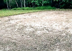 Wifey likes her basketball and that babe likes going braless with no pants. So this babe did all of this! See wifey play outdoor basketball with a sho