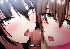 Large breasts in 2 comics manga