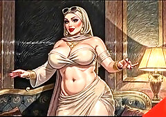 Arab man, bear belly, hd videos