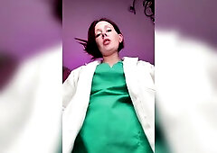 UK DR MAMA Belle Ohara inspects your prostate and gives u an climax