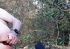 in the wood with lingerie