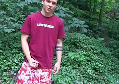 Youthful-looking twink facial'd and barebacked in POV