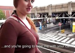 Redhead Picked Up On The Street