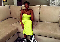 Big Tits African Model Opens Up To Fit Euro Casting Producer Big Shaft