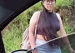 POV real amateur porn, gorgeous Colombian woman gives a tremendous fellatio to her boyfriend