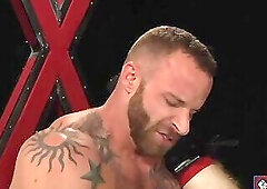 Tattooed enjoys greatly rough nailing