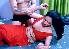 Desi wife fucked hard by the loan recovery agent in the private room
