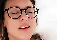 Big titty babe Layla Rose solo dildo masturbation