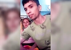 I suck him off when they watch us on web camera and then that guy sits on top of me and we kiss.