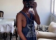 Gay masturbation, perverts, gay stroking dick