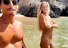 She got me to blow my load in under a minute at the public beach