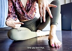 Foot worship, edging, femdom feet