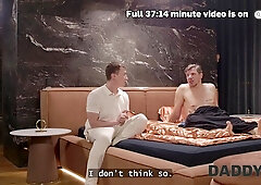Done with BF teen sucks stepdad's huge cock in his warm bed