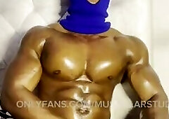 GYM COACH PECS GOT BRUTALIZED HOT MUSCLE WORSHIP SCENE